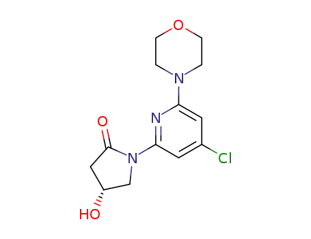 (4R)-1-[4-chloro-6-(morpholin-4-yl)pyridin-2-yl]-4-hydroxypyrrolidin-2-one