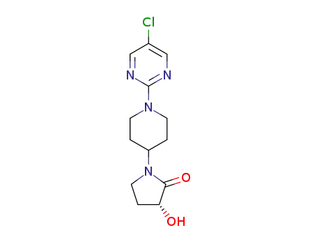(R)-1-(1-(5-chloropyrimidin-2-yl)piperidin-4-yl)-3-hydroxypyrrolidin-2-one