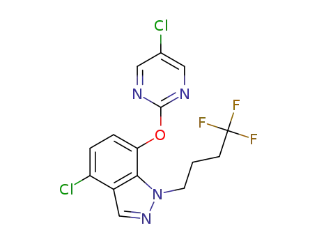 4-chloro-7-(5-chloropyrimidin-2-yl)oxy-1-(4,4,4-trifluorobutyl)indazole