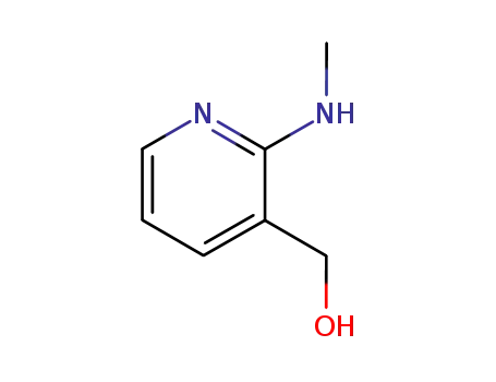 Molecular Structure of 32399-12-5 (2-(Methylamino)pyridine-3-methanol)