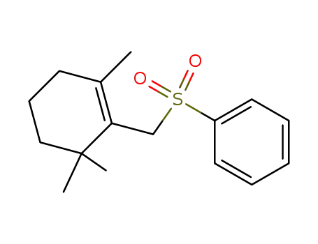 {[(2,6,6-trimethyl-1-cyclohexen-1-yl)methyl]sulfonyl}benzene
