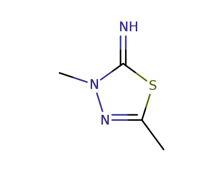 Molecular Structure of 53793-13-8 (1,3,4-Thiadiazol-2(3H)-imine, 3,5-dimethyl-)