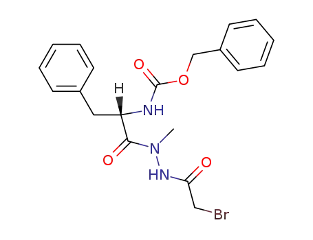 1-(N-carbobenzyloxy-L-phenylalanyl)-1-methyl-2-bromoacetyl hydrazine