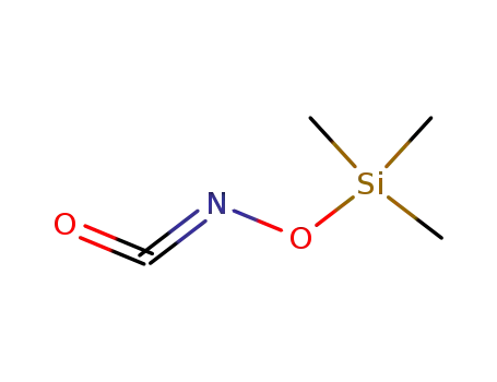 Molecular Structure of 86672-45-9 (Silane, (isocyanatooxy)trimethyl-)