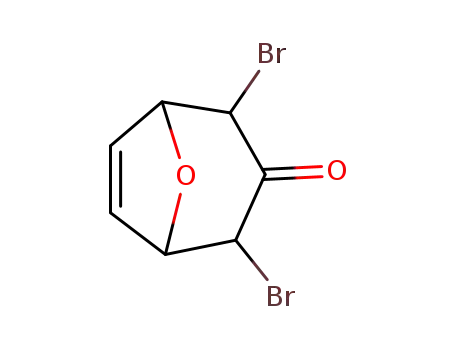 2,4-dibromo-8-oxabicyclo<3.2.1>oct-6-en-3-one