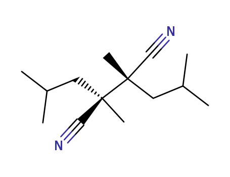 meso-2,3-Diisobutyl-2,3-dimethylbernsteinsaeuredinitril