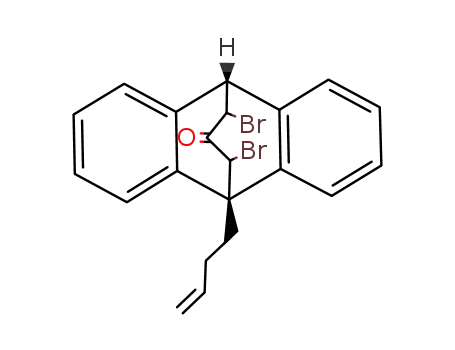 9-(3-butenyl)-11,13-dibromo-9,10-dihydro-9,10-propanoanthracen-12-one