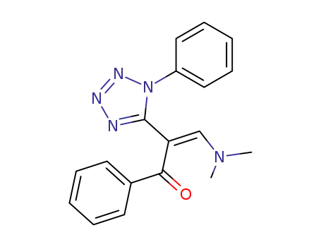 1-phenyl-5-(1-benzoyl-2-dimethylaminovinyl)-1H-tetrazole