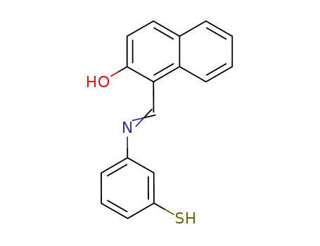 1-{[(Z)-3-Mercapto-phenylimino]-methyl}-naphthalen-2-ol