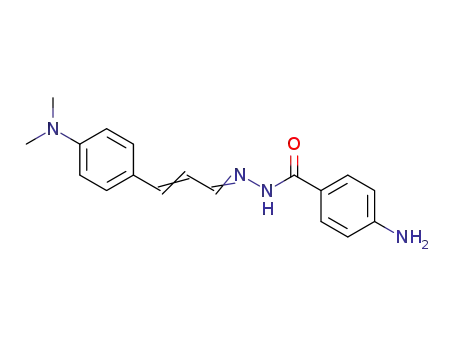 4-Amino-benzoic acid [(E)-3-(4-dimethylamino-phenyl)-prop-2-en-(E)-ylidene]-hydrazide