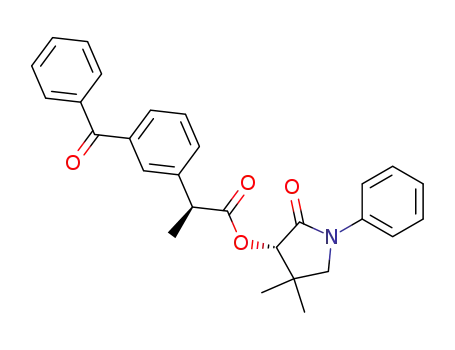 (3S)-4,4-dimethyl-2-oxo-1-phenylpyrrolidin-3-yl (αS)-α-(3-benzoylphenyl)propionate