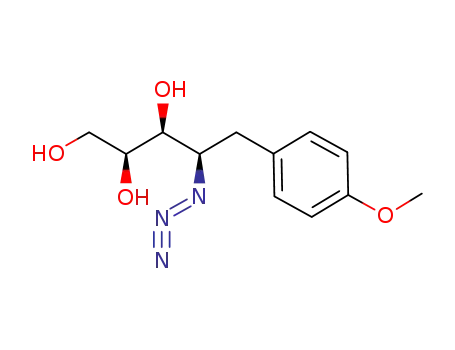 (2S,3S,4R)-4-Azido-5-(4-methoxy-phenyl)-pentane-1,2,3-triol