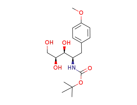 [(1R,2S,3S)-2,3,4-Trihydroxy-1-(4-methoxy-benzyl)-butyl]-carbamic acid tert-butyl ester