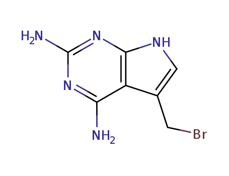 5-Bromomethyl-7H-pyrrolo[2,3-d]pyrimidine-2,4-diamine