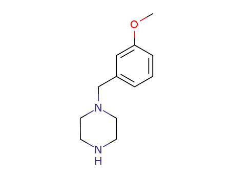 Molecular Structure of 55212-32-3 (1-(3-METHOXYBENZYL)PIPERAZINE)
