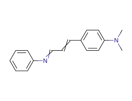 Dimethyl-(4-{(E)-3-[(E)-phenylimino]-propenyl}-phenyl)-amine