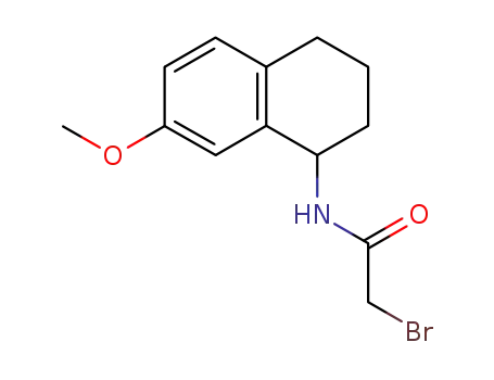 N-(7-methoxy-1,2,3,4-tetrahydronaphthalen-1-yl)bromoacetamide