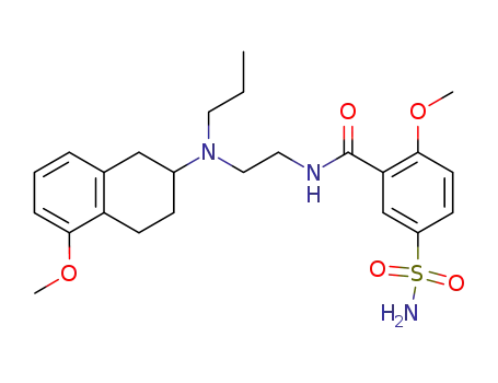 2-methoxy-N-{2-[(5-methoxy-1,2,3,4-tetrahydro-naphthalen-2-yl)-propyl-amino]-ethyl}-5-sulfamoyl-benzamide