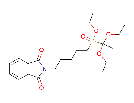 N-(5-((1,1-diethoxyethyl)ethoxyphosphoryl)pentyl)phthalimide
