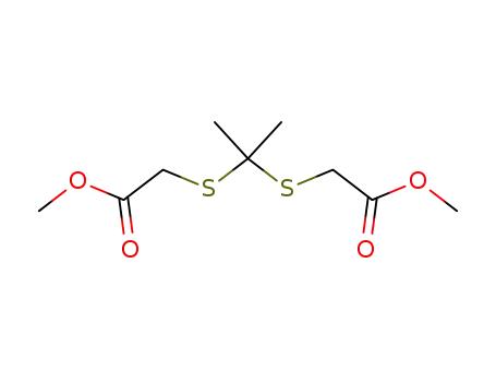 dimethyl 2,2-(propane-2,2-diylbis(sulfanediyl))diacetate