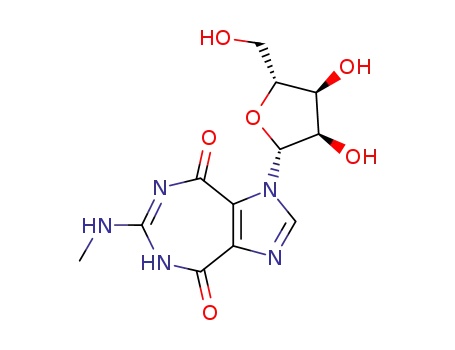 4,5-dihydro-8H-6-(N-methyl)amino-1-(β-D-ribofuranosyl)imidazo[4,5-e][1,3]diazepine-4,8-dione