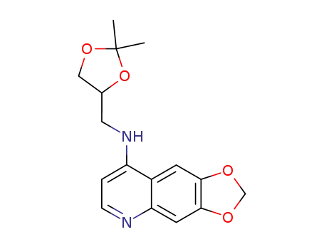 4-[N-(2,2-dimethyl-[1,3]dioxolan-4-yl)methyl]amino-6,7-methylenedioxyquinoline