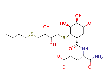 (S)-4-{[(1R,2S,3S,4S,5R)-2-(4-Butylsulfanyl-2,3-dihydroxy-butylsulfanyl)-3,4,5-trihydroxy-cyclohexanecarbonyl]-amino}-4-carbamoyl-butyric acid