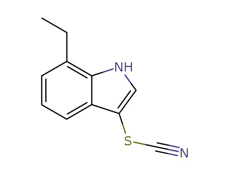 7-ethyl-3-thiocyanato-1H-indole
