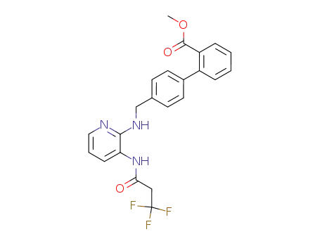 4'-{[3-(3,3,3-trifluoro-propionylamino)-pyridin-2-ylamino]-methyl}-biphenyl-2-carboxylic acid methyl ester