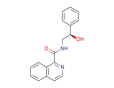 (R)-(-)-N-(2-hydroxy-2-phenylethyl)isoquinoline-1-carboxamide