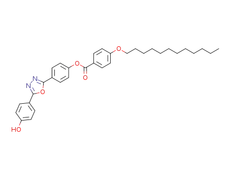 5-[4-(4-dodecyloxybenzoyl)-phenyl]-2-(4-hydroxyphenyl)-1,3,4-oxadiazole