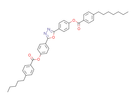 2-[4-(4-heptylbenzoyl)-phenyl]-5-[4-(5-pentylbenzoyl)-phenyl]-1,3,4-oxadiazole