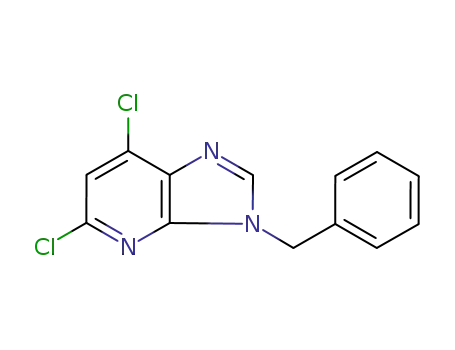 2,6-dichloro-9-benzyl-1-deazapurine