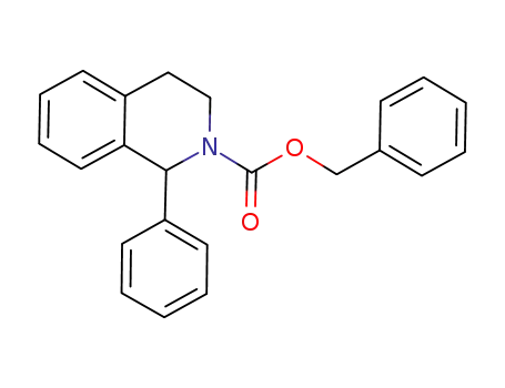 Molecular Structure of 908249-09-2 (2(1H)-Isoquinolinecarboxylic acid, 3,4-dihydro-1-phenyl-, phenylmethyl
ester)