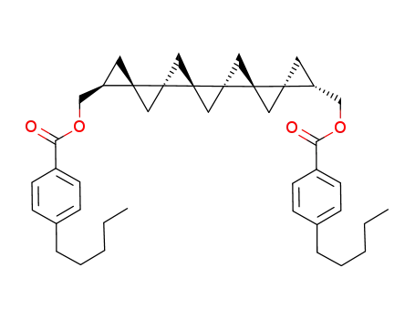 (1S,3R,4R,5R,6R,7R,8R,9S)-{9-[(4-n-pentylbenzoyl)oxymethyl]hexaspiro[2.0.0.0.0.0.2.1.1.1.1.1]pentadec-1-yl}methyl 4-n-pentylbenzoate