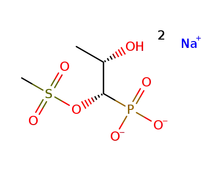 disodium (1S,2S)-2-hydroxy-1-methanesulphonyloxypropyl phosphonate