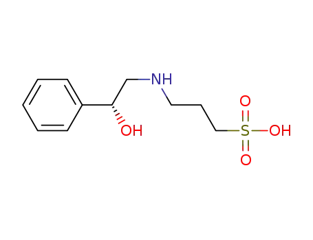 3-{[(2R)-2-hydroxy-2-phenylethyl]amino}-2-propanesulfonic acid