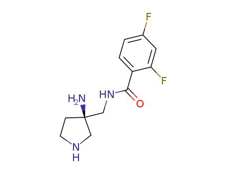 (R)-N-((3-aminopyrrolidin-3-yl)methyl)-2,4-difluorobenzamide