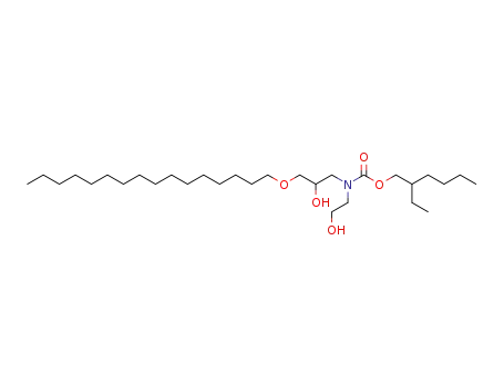 N-(2-ethylhexyloxycarbonyl)-N-(2-hydroxy-3-hexadecyloxypropyl) ethanolamine