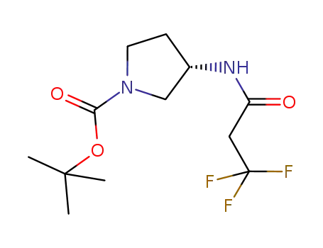 tert-butyl (3S)-3-[(3,3,3-trifluoropropanoyl)amino]pyrrolidine-1-carboxylate