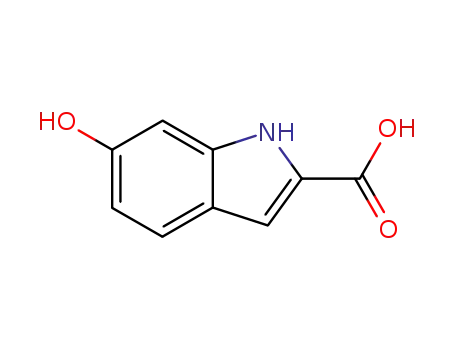 Molecular Structure of 40047-23-2 (6-Hydroxyindole-2-carboxylic acid)