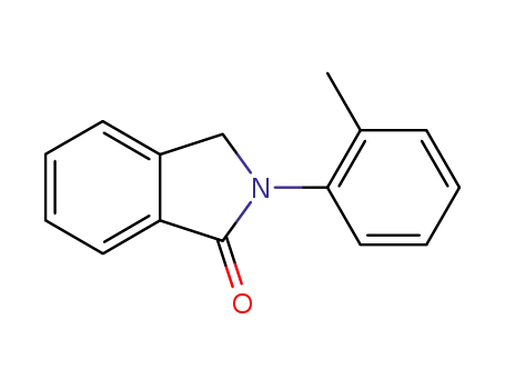 Molecular Structure of 17372-63-3 (1H-Isoindol-1-one, 2,3-dihydro-2-(2-methylphenyl)-)