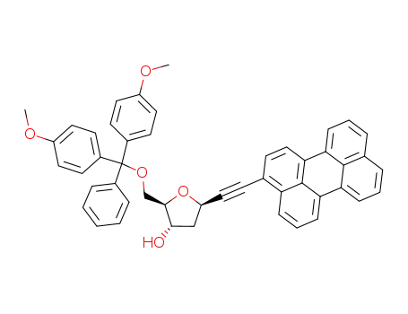 (2R,3S,5R)-3-hydroxy-2-(4,4'-dimethoxytrityloxymethyl)-5-(3-perylenylethynyl)tetrahydrofuran