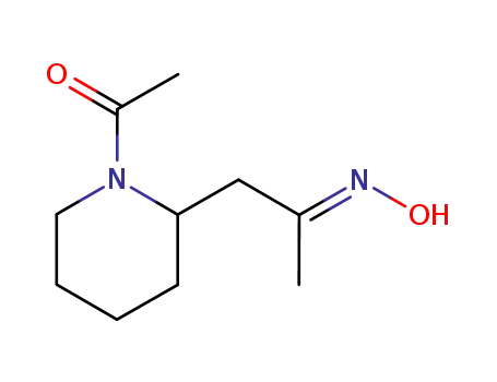 (1-acetyl-[2]piperidyl)-acetone oxime