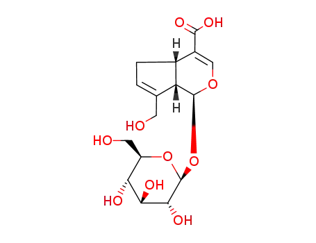 Molecular Structure of 27741-01-1 (Geniposidic acid)