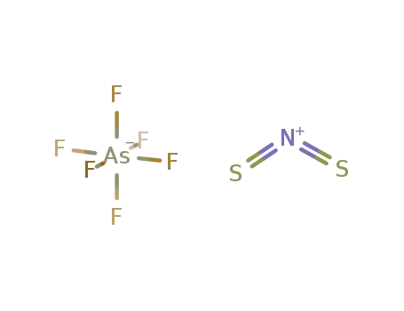 Molecular Structure of 80485-40-1 (dithianitronium hexafluoroarsenate)