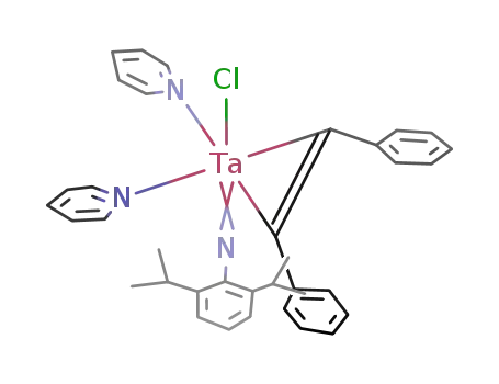 Ta(NC6H3-2,6-(i-Pr)2)Cl(pyridine)2(PhCCPh)