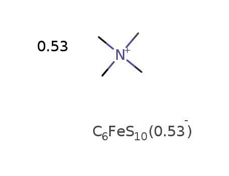 {(CH3)4N}0.53{Fe(4,5-dimercapto-1,3-dithiole-2-thionate)2}