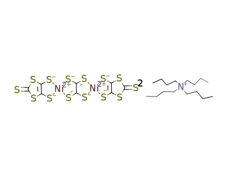 tetrabutylammonium (μ-tetrathiooxalato)bis[(2-thioxo-1,3-dithiole-4,5-dithiolato)nickelate(II)]