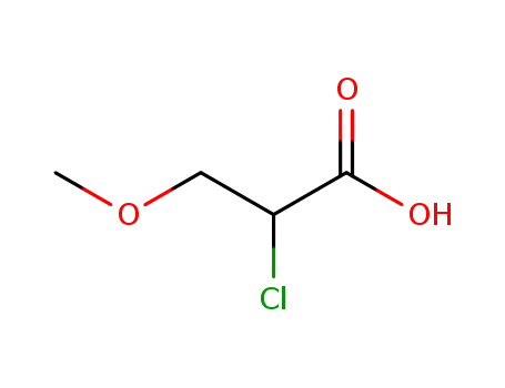 Molecular Structure of 2544-05-0 (2-CHLORO-3-METHOXYPROPIONIC ACID)